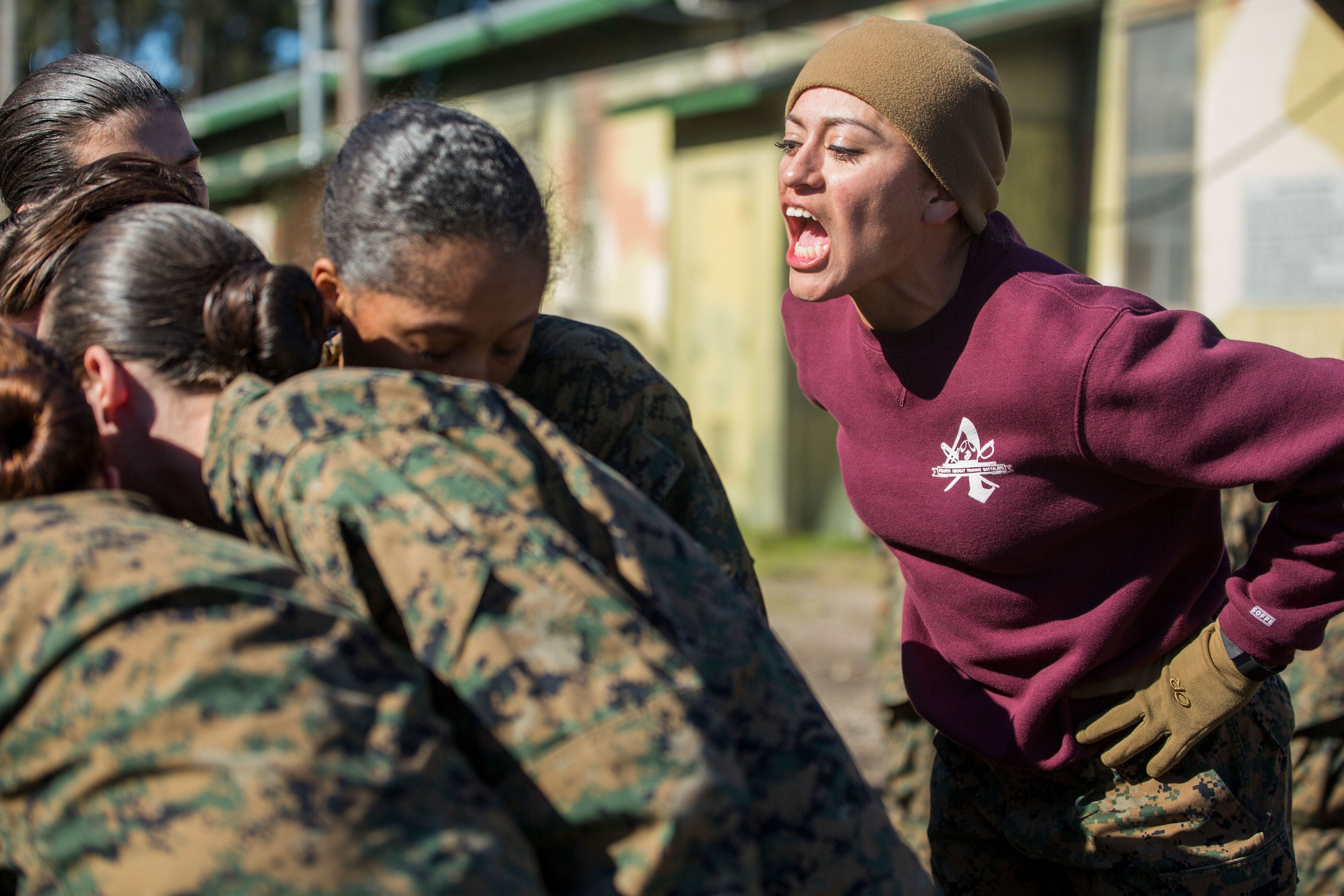 Nude female marines Marines eye changes to recruit training amid renewed calls for coed boot  camp