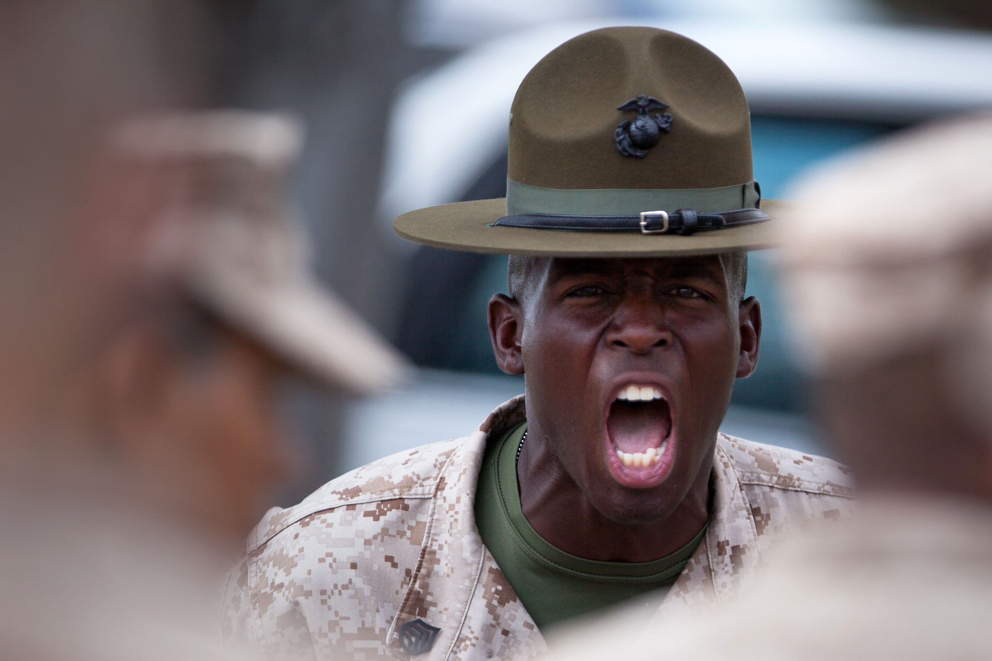 Drill Sergeant Yelling Clip Art
