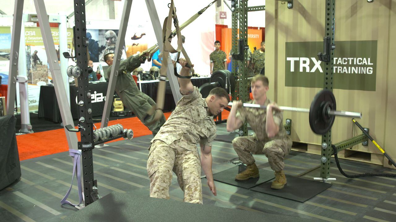 New portable TRX boxes allow Marines to PT in the field