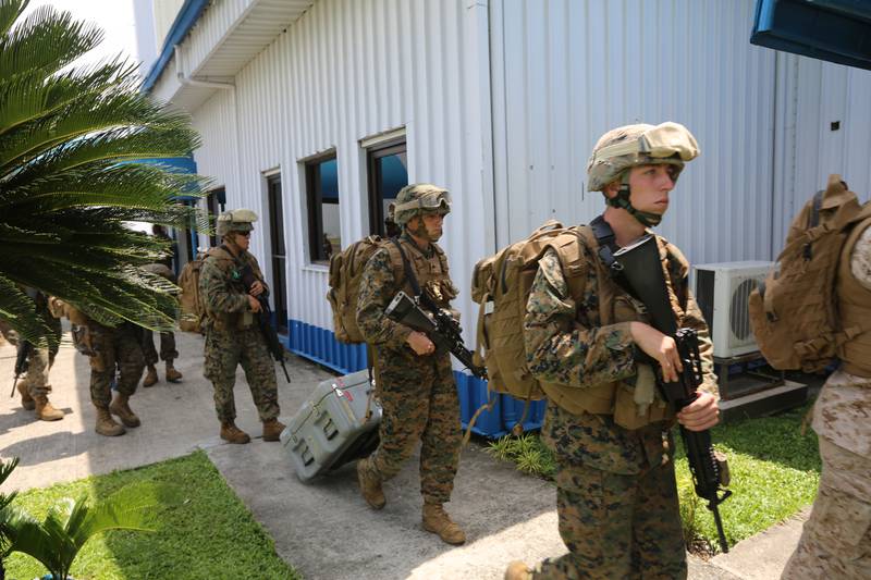 Official No operational USMC weapons left behind in Yemen embassy