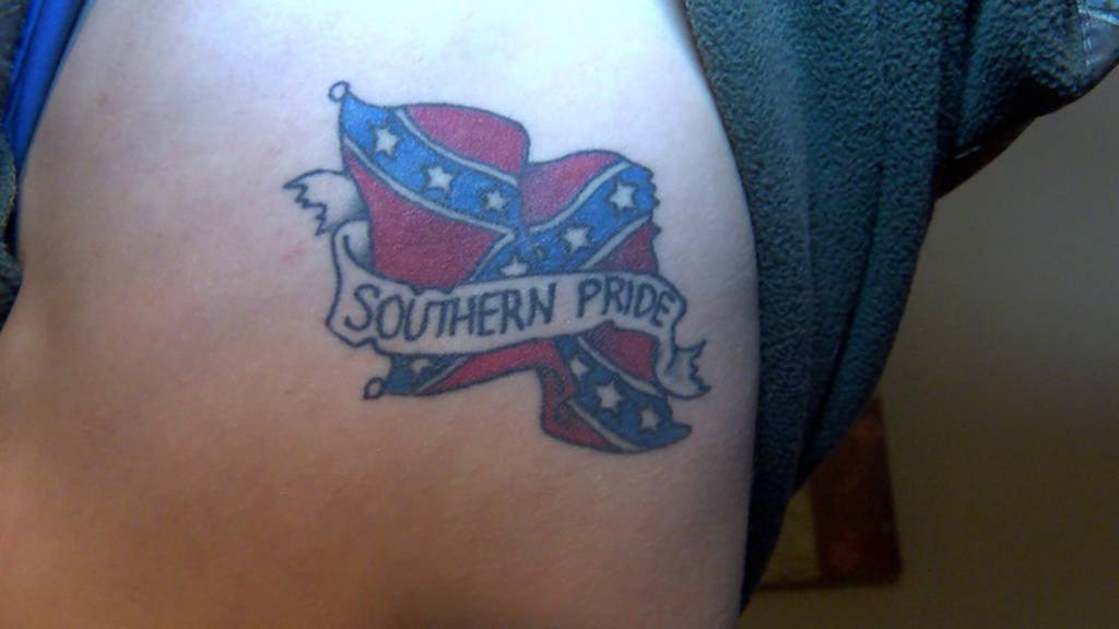 Confederate flag tattoo stops man from joining Marines