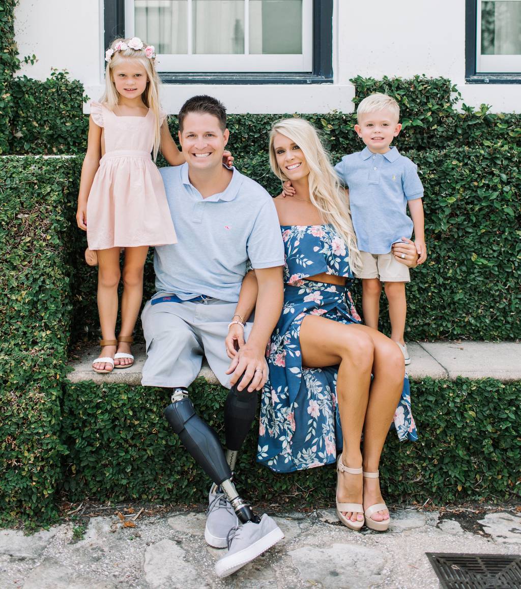 Power couple Wife of airman who survived most catastrophic wounds in