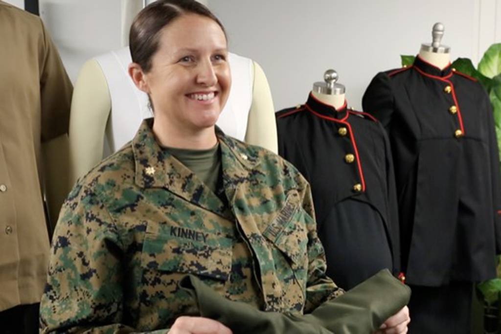 New Marine Corps maternity uniforms available in April