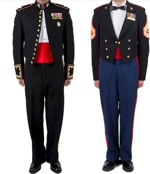 There is now no Marine uniform that requires women to wear skirts