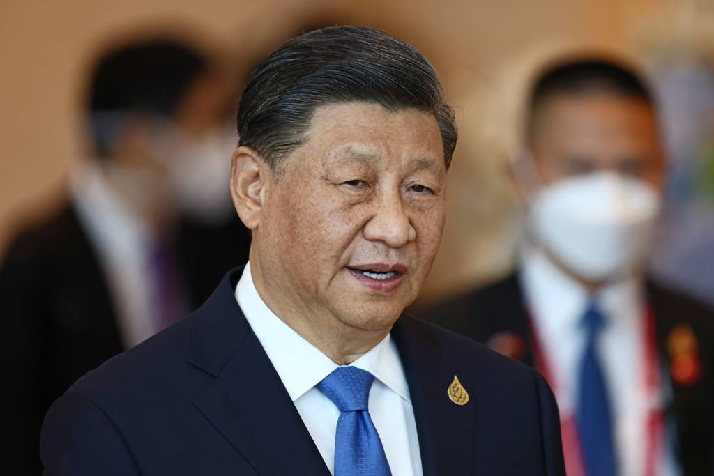 China's President Xi Jinping arrives to attend the APEC Economic Leaders Meeting during the Asia-Pacific Economic Cooperation, APEC summit, Nov. 19, 2022, in Bangkok, Thailand.