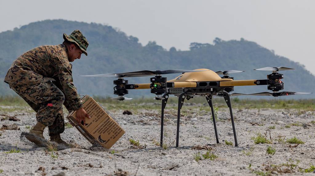 Sobbing Get married prayer Marine Corps wants $13M for automated war zone air delivery drones