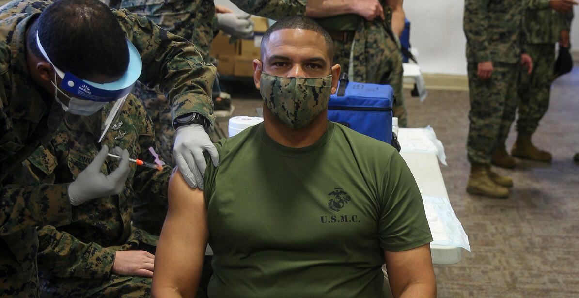 94% of active duty Marines at least partially vaccinated as deadline looms