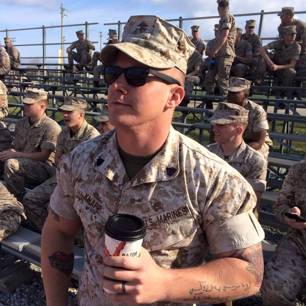 Marines rally to save tattooed sergeant's career