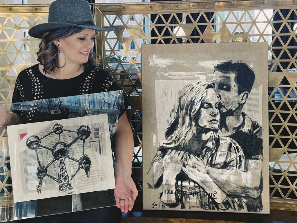 Jess Boldt was a stay-at-home mom to her four kids and military spouse for 18 years before she decided to pursue her art career.